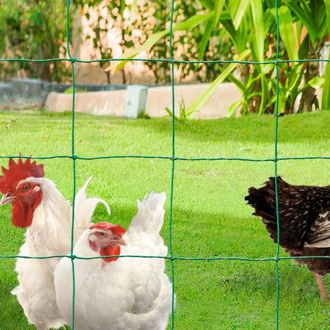 Kit Clôture électrifiable Filet à Poules 24 M Avec Porte 9 Piquets Double Pointe 5 Kit Clôture électrifiable Filet à Poules 24 M Avec Porte 9 Piquets Double Pointe – Image 5