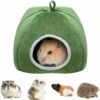 Lit Pour Cochons D'Inde, Maison Pour Cochons D'Inde, Trou De Sommeil Pour Cochons D'Inde, Hamster, écureuil, Chinchilla, Lapin Et Autres Petits Animaux, Lit Chaud Pour Animaux Domestiques (vert)