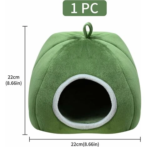 Lit Pour Cochons D'Inde, Maison Pour Cochons D'Inde, Trou De Sommeil Pour Cochons D'Inde, Hamster, écureuil, Chinchilla, Lapin Et Autres Petits Animaux, Lit Chaud Pour Animaux Domestiques (vert) 2 Lit Pour Cochons D'Inde, Maison Pour Cochons D'Inde, Trou De Sommeil Pour Cochons D'Inde, Hamster, écureuil, Chinchilla, Lapin Et Autres Petits Animaux, Lit Chaud Pour Animaux Domestiques (vert) – Image 2