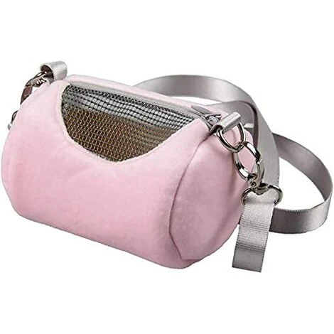 Mignon Sac Bandoulière Pour Hamster Sac De Transport Pour Hérisson Chaton Sacoche Avec Fenêtre De Maille Pour Voyage Vacances Promenade, Rose 5 Mignon Sac Bandoulière Pour Hamster Sac De Transport Pour Hérisson Chaton Sacoche Avec Fenêtre De Maille Pour Voyage Vacances Promenade, Rose – Image 5