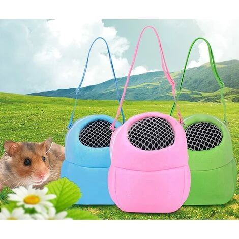 Cage De Transport Pour Petit Animal Domestique - Sac De Transport Respirant Pour Cage De Lapin, Hamster, Chinchilla - Joli Design 4 Cage De Transport Pour Petit Animal Domestique - Sac De Transport Respirant Pour Cage De Lapin, Hamster, Chinchilla - Joli Design – Image 4