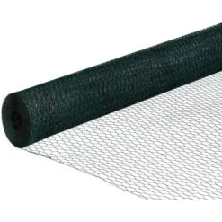 Grillage Pour Poules Vert 1x25M Maille 13mm Triple Torsion Clôture Souple Jardin Animaux