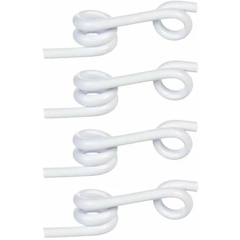 4x Isolateur Cloture électrique Queue De Cochon PVC 19mm Blanc Universel Fil Corde Cordon Bétail Chèvre Poule Chevaux Chien 1 4x Isolateur Cloture électrique Queue De Cochon PVC 19mm Blanc Universel Fil Corde Cordon Bétail Chèvre Poule Chevaux Chien