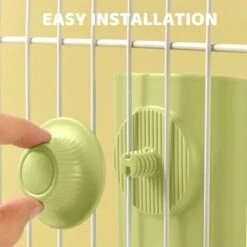 Distributeur Eau Lapin, 600ML Suspendue Abreuvoir Lapin Automatique Biberon Cochon D'Inde Anti-Goutte Biberon Hamster Pour Lapin Chinchilla Cochon D'Inde Hérisson Furet (Vert) -Trixie || Flamingo Soldes Magasin 66817912 3