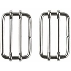 2x Connecteur Pour Ruban Acier Inoxydable 50mm Inox Cloture électrique Sangle Tendeur Boucle
