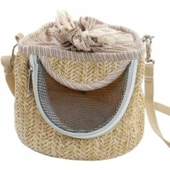 Sac De Transport Pour Animal De Compagnie - Portable Et Respirant - Pour Hamster - Sac à Main De Voyage - Pour La Randonnée - Chaud - Pour L'hiver - Avec Cage D'écureuil -Trixie || Flamingo Soldes Magasin 67636802 3