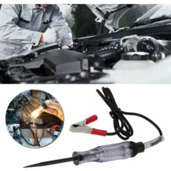 Voltage Tester Pen, Electric Test Pen 6V 24V Circuit Tester Electric Test Pen Electric Voltage Automatic Electric Test Pen Direct Current Screwdriver Machines 7 Voltage Tester Pen, Electric Test Pen 6V 24V Circuit Tester Electric Test Pen Electric Voltage Automatic Electric Test Pen Direct Current Screwdriver Machines -Trixie || Flamingo Soldes Magasin 68767220 3