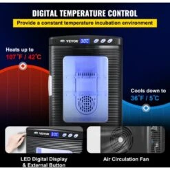 VEVOR Incubateur De Laboratoire Scientifique De 25 L Pour Incubateur De Reptiles, Refroidissement Et Chauffage Entre 5 Et 60 ° C 8 VEVOR Incubateur De Laboratoire Scientifique De 25 L Pour Incubateur De Reptiles, Refroidissement Et Chauffage Entre 5 Et 60 ° C -Trixie || Flamingo Soldes Magasin 69342623 4