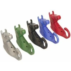 Noir: Porte-bride Tête De Cheval En Métal Peint, Environ 15 Cm