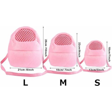 Héloise Sac De Transport Pour Animal Domestique, Hamster, Hamster, Sac De Voyage Respirant Avec Bandoulière Pour Petits Animaux De Compagnie, Hérisson, écureuil, Lapin (Rose) Taille S 2 Héloise Sac De Transport Pour Animal Domestique, Hamster, Hamster, Sac De Voyage Respirant Avec Bandoulière Pour Petits Animaux De Compagnie, Hérisson, écureuil, Lapin (Rose) Taille S – Image 2