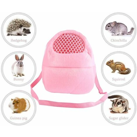 Héloise Sac De Transport Pour Animal Domestique, Hamster, Hamster, Sac De Voyage Respirant Avec Bandoulière Pour Petits Animaux De Compagnie, Hérisson, écureuil, Lapin (Rose) Taille S 4 Héloise Sac De Transport Pour Animal Domestique, Hamster, Hamster, Sac De Voyage Respirant Avec Bandoulière Pour Petits Animaux De Compagnie, Hérisson, écureuil, Lapin (Rose) Taille S – Image 4