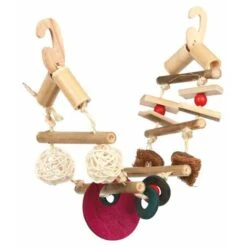 Trixie Pont Suspendu Sur Corde Sisal, En Bambou/coco/bois 45 Cm