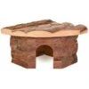 Trixie Maison D'angle Jesper, Hamster, En Bois D'écorce 21 × 10 × 15/15 Cm
