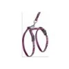 Flamingo Harnais Pour Chat + Laisse Ziggi Motif Souris Lilac 20-35cm 10mm