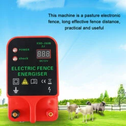Clôture électrique Pour Bétail Animaux étanches Électrificateur De Clôture Électrificateur Haute Puissance 2 Modes D'alimentation Pour élevage De Volailles (type Commun) -Trixie || Flamingo Soldes Magasin 70295391 4