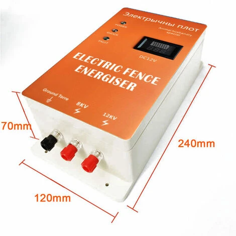 Clôture électrique Animaux Clôture électrificateur Impulsion Haute Puissance Réglable Pour Ferme Avicole (type D'affichage Numérique 5 Km Prise Ue 5 Clôture électrique Animaux Clôture électrificateur Impulsion Haute Puissance Réglable Pour Ferme Avicole (type D'affichage Numérique 5 Km Prise Ue – Image 5