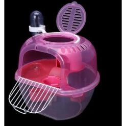 Cage De Transport Portable Pour Petit Animal Domestique - Boîte De Voyage Pour Hamster, Rat, Hérisson, Lapin - Double Couche - En Plastique -Trixie || Flamingo Soldes Magasin 70834487 4