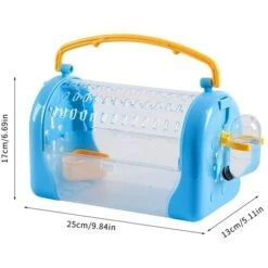 Transporteur Voyage Hamster Portable En Plastique Cage Hamster Respirant Transparent Hamster Porteur Confortable Poignée De Vie Durable Hamster Habitat Maison Pour Jouer Sortant Bleu 8 Transporteur Voyage Hamster Portable En Plastique Cage Hamster Respirant Transparent Hamster Porteur Confortable Poignée De Vie Durable Hamster Habitat Maison Pour Jouer Sortant Bleu -Trixie || Flamingo Soldes Magasin 70834665 4