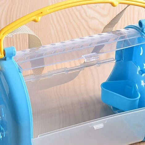 Transporteur Voyage Hamster Portable En Plastique Cage Hamster Respirant Transparent Hamster Porteur Confortable Poignée De Vie Durable Hamster Habitat Maison Pour Jouer Sortant Bleu 5 Transporteur Voyage Hamster Portable En Plastique Cage Hamster Respirant Transparent Hamster Porteur Confortable Poignée De Vie Durable Hamster Habitat Maison Pour Jouer Sortant Bleu – Image 5