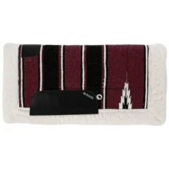 Beige Et Bleu Rn1-Ltf - Tapis De Selle Western En Tissu Navajo Et Fourrure Synthétique Avec Renforts En Cuir -Trixie || Flamingo Soldes Magasin 71180369 5