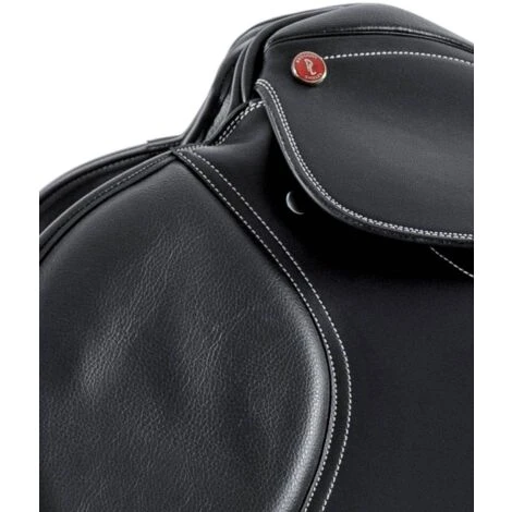 18, Marron: Selle D'obstacle Anglaise Roma En Similicuir De Qualité Supérieure Avec Palette Carrée 2 18, Marron: Selle D'obstacle Anglaise Roma En Similicuir De Qualité Supérieure Avec Palette Carrée – Image 2