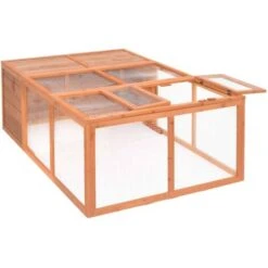 Cage Pour Animaux | Parc Enclos Pour Animaux De Jardin 150x100x50 Cm Bois De Sapin Massif 70888 -Trixie || Flamingo Soldes Magasin 71780501 3