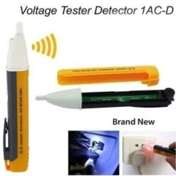 Voltage Tester, 90V-1000V Non-Contact Electrical Voltage Tester Digital Test Pen Power Detector 1AC-D Sensor For Home And Electrical Industry, Orange, One Piece -Trixie || Flamingo Soldes Magasin 71996653 4