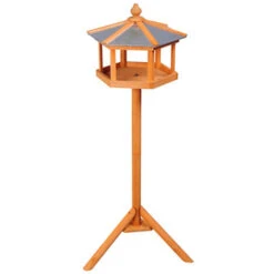 HOMCOM Mangeoire Sur Pied Nichoir A Plateau Station A Oiseau Bois Pour Exterieur 113 Cm 8 HOMCOM Mangeoire Sur Pied Nichoir A Plateau Station A Oiseau Bois Pour Exterieur 113 Cm -Trixie || Flamingo Soldes Magasin 723821 4