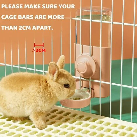Distributeur Eau Lapin, 600ML Suspendue Abreuvoir Lapin Automatique Biberon Cochon D'Inde Anti-Goutte Biberon Hamster Pour Lapin Chinchilla Cochon D'Inde Hérisson Furet (Rose) 1 Distributeur Eau Lapin, 600ML Suspendue Abreuvoir Lapin Automatique Biberon Cochon D'Inde Anti-Goutte Biberon Hamster Pour Lapin Chinchilla Cochon D'Inde Hérisson Furet (Rose)