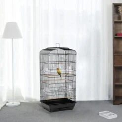 Yaheetech Cage Oiseaux Volière Portable Pour Perruche Perroquet Canari Inséparable Mandarins Avec 4 Perchoirs Mangeoire 46 X 35 X 104,5cm 6 Yaheetech Cage Oiseaux Volière Portable Pour Perruche Perroquet Canari Inséparable Mandarins Avec 4 Perchoirs Mangeoire 46 X 35 X 104,5cm -Trixie || Flamingo Soldes Magasin 74506073 3