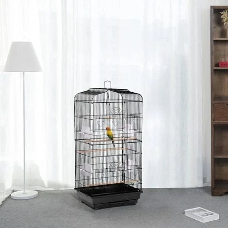 Yaheetech Cage Oiseaux Volière Portable Pour Perruche Perroquet Canari Inséparable Mandarins Avec 4 Perchoirs Mangeoire 46 X 35 X 104,5cm 3 Yaheetech Cage Oiseaux Volière Portable Pour Perruche Perroquet Canari Inséparable Mandarins Avec 4 Perchoirs Mangeoire 46 X 35 X 104,5cm – Image 3