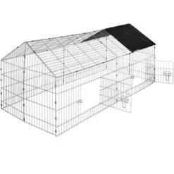 Enclos Pour Rongeurs 180 X 75 X 75 Cm - Parc D´extérieur, Enclos, Enclos Pour Petits Animaux