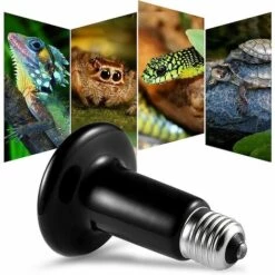 E27 50W émetteur Radiateur Animaux Ampoule Infrarouge Chauffage En Céramique,Lampe De Reptile Pour Amphibiens, Serpent, Oiseaux,Tortue, Chat, Chien -Trixie || Flamingo Soldes Magasin 75245150 4