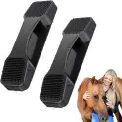 Brosse De Toilettage Pour Chevaux , Chevaux, Brosse De Cheval Massage 6 En 1 Lot De 2 Brosse Pour Chevaux Pour Massage Et Traitement