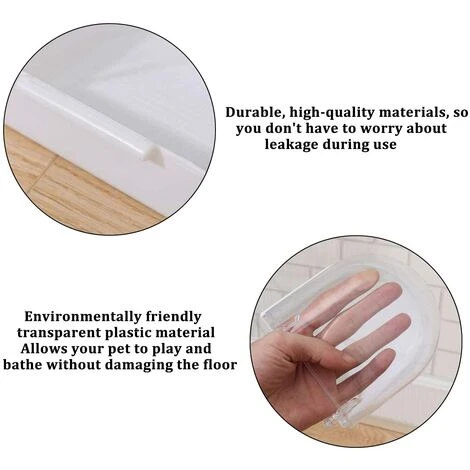 2PCS Baignoire Pour Oiseaux,Baignoire Bird Bain D'oiseau Cage Baignoire Oiseaux Baignoire Suspendue Avec Crochets Fournitures De Cage à Oiseaux Pour Oiseaux Canaries Budgies Et Perroquet 2 2PCS Baignoire Pour Oiseaux,Baignoire Bird Bain D'oiseau Cage Baignoire Oiseaux Baignoire Suspendue Avec Crochets Fournitures De Cage à Oiseaux Pour Oiseaux Canaries Budgies Et Perroquet – Image 2