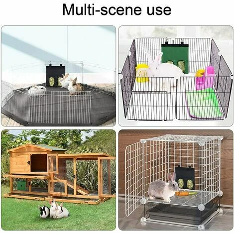 Sac De Mangeoire De Foin De Lapin, Stockage De Mangeoire De Foin De Petits Animaux, Pour Sac D'alimentation De Grande Capacité De Cochon D'Inde Chinchilla De Lapin 5 Sac De Mangeoire De Foin De Lapin, Stockage De Mangeoire De Foin De Petits Animaux, Pour Sac D'alimentation De Grande Capacité De Cochon D'Inde Chinchilla De Lapin – Image 5