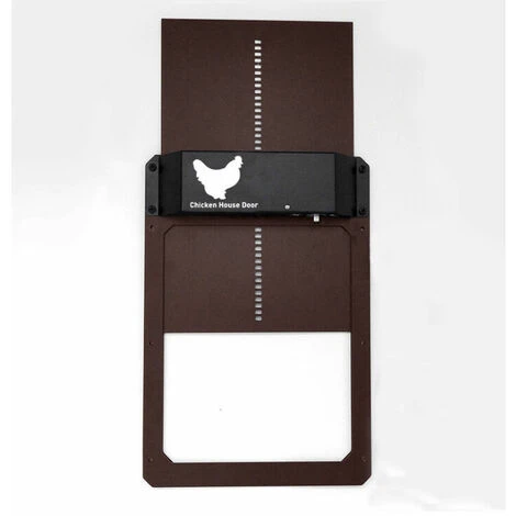 Porte De Poulailler Automatique Sensible à La Lumière, Porte De Poulailler, Porte Pour Animaux Domestiques, 1 Porte De Poulailler Automatique Sensible à La Lumière, Porte De Poulailler, Porte Pour Animaux Domestiques,