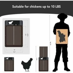 Porte De Poulailler Automatique Sensible à La Lumière, Porte De Poulailler, Porte Pour Animaux Domestiques, 8 Porte De Poulailler Automatique Sensible à La Lumière, Porte De Poulailler, Porte Pour Animaux Domestiques, -Trixie || Flamingo Soldes Magasin 77633986 4