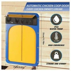 Porte De Poulailler Automatique, Ouverture De Porte Automatique Poulailler, Porte Automatique Pour Poulailler Avec Minuterie, Porte De Poulailler étanche à Piles -Trixie || Flamingo Soldes Magasin 77634002 3