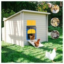 Porte De Poulailler Automatique, Ouverture De Porte Automatique Poulailler, Porte Automatique Pour Poulailler Avec Minuterie, Porte De Poulailler étanche à Piles -Trixie || Flamingo Soldes Magasin 77634002 5