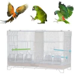 Cage Oiseau Cage D'elevage Avec Système De Porte Guillotine Cage 602639.5cm Pour Perruches Pinsons Cockatiels Conures Inséparables Canaris Perroquets -Trixie || Flamingo Soldes Magasin 77724795 5