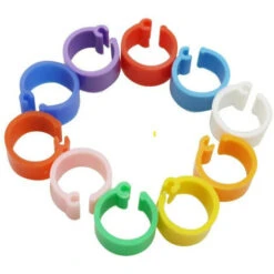 18 Bagues En Plastique ø 8mm Identification Pigeons - Animallparadise