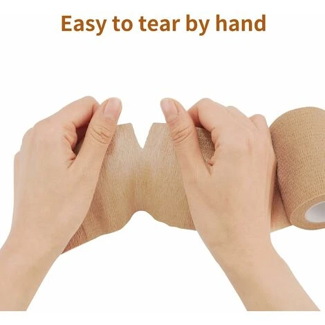 GP Pansement Auto-adhésif 10 Cm X 4,5 M, 12 Rouleaux De Pansement Adhésif Vétérinaire Pour Les Premiers Soins, Le Sport, Les Chevaux, Les Chiens (beige) 4 GP Pansement Auto-adhésif 10 Cm X 4,5 M, 12 Rouleaux De Pansement Adhésif Vétérinaire Pour Les Premiers Soins, Le Sport, Les Chevaux, Les Chiens (beige) – Image 4