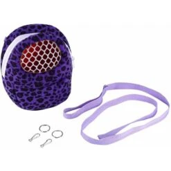 Sac De Voyage En Peluche En Maille Respirante Pour Souris (violet Léopard S), Kueatily -Trixie || Flamingo Soldes Magasin 79027867 3
