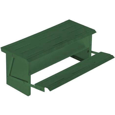 Mangeoire XL Verte Pour Poules Distributeur Automatique à Pédale En Acier 5 KG 3 Mangeoire XL Verte Pour Poules Distributeur Automatique à Pédale En Acier 5 KG – Image 3