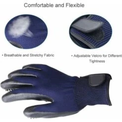 Gant Brosse Chat Gants Poils Animaux, Gant De Toilettage Chat Brosse De Massage Chien Gant De Nettoyage Pour Animaux Cheval 1 Paire Bleu 24X17cm, -Trixie || Flamingo Soldes Magasin 80600245 3