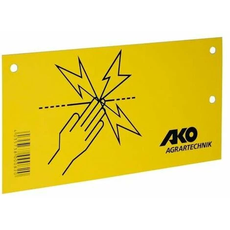 Plaque De Signalisation Attention Clôture électrique 200 X 100mm Plastique Robuste Jaune Recto Verso AKO Panneau Avertissement Danger Prévention Plaquette Agricole 1 Plaque De Signalisation Attention Clôture électrique 200 X 100mm Plastique Robuste Jaune Recto Verso AKO Panneau Avertissement Danger Prévention Plaquette Agricole