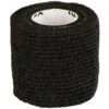 Bandage Equilastic Noir Autocollant Autoadhésif Bande Cohésive Largeur 50mm Longueur 4,5m Premier Soin Traitement Solide Flexible Humain Animaux Protection Chevaux Bovins