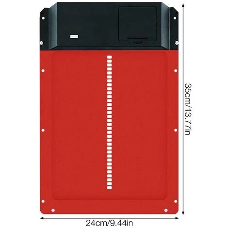 Porte De Poulailler Automatique, Ouvre-porte De Poulailler Avec Capteur De Lumière, Porte De Poulet Rechargeable, à Piles, élevage De Poulets En Toute Sécurité, Rouge 35 X 24 X 3,7 Cm 2 Porte De Poulailler Automatique, Ouvre-porte De Poulailler Avec Capteur De Lumière, Porte De Poulet Rechargeable, à Piles, élevage De Poulets En Toute Sécurité, Rouge 35 X 24 X 3,7 Cm – Image 2