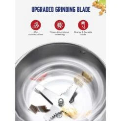 Moulin à Céréales Multifonctionnel 200W 14500rpm, Moulin à Café Ultra-Fin, 200ml Broyeur à Épices Électrique Portable, Acier Inoxydable, Parfait Pour Matières Sèches, Herbes, Café 6 Moulin à Céréales Multifonctionnel 200W 14500rpm, Moulin à Café Ultra-Fin, 200ml Broyeur à Épices Électrique Portable, Acier Inoxydable, Parfait Pour Matières Sèches, Herbes, Café -Trixie || Flamingo Soldes Magasin 83753481 3